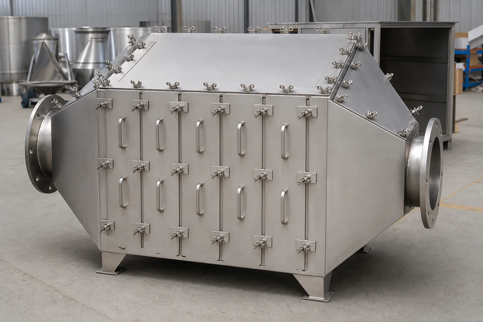 AIER activated carbon adsorption process for VOC and odor control