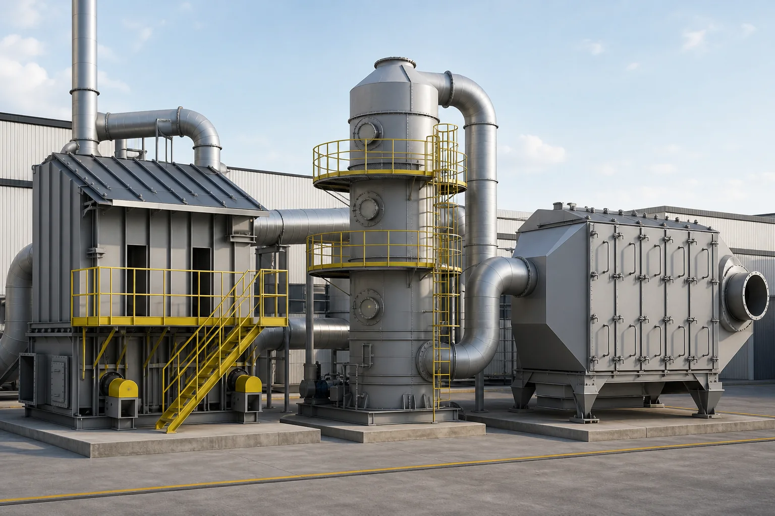 AIER VOC treatment route selection with RTO scrubber and adsorption equipment