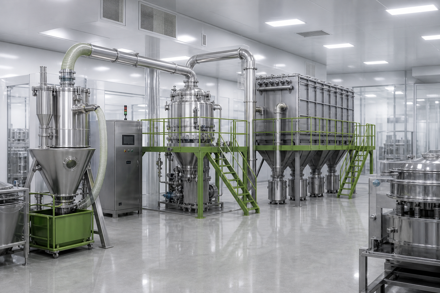 Chemical processing dust