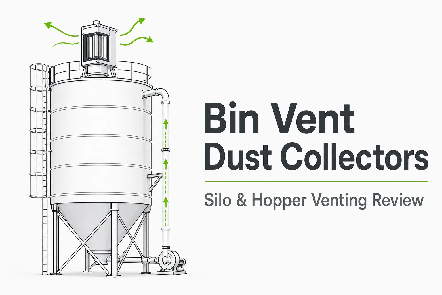 Bin Vent Dust Collectors for Silo and Hopper Venting