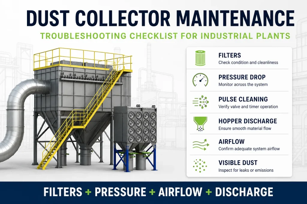 Dust Collector Maintenance and Troubleshooting Checklist for Industrial Plants