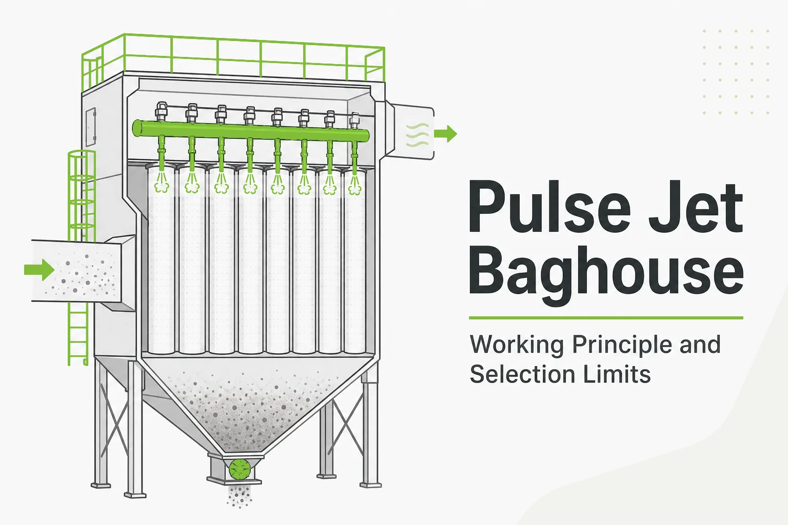 Pulse Jet Baghouse Working Principle and Selection Limits