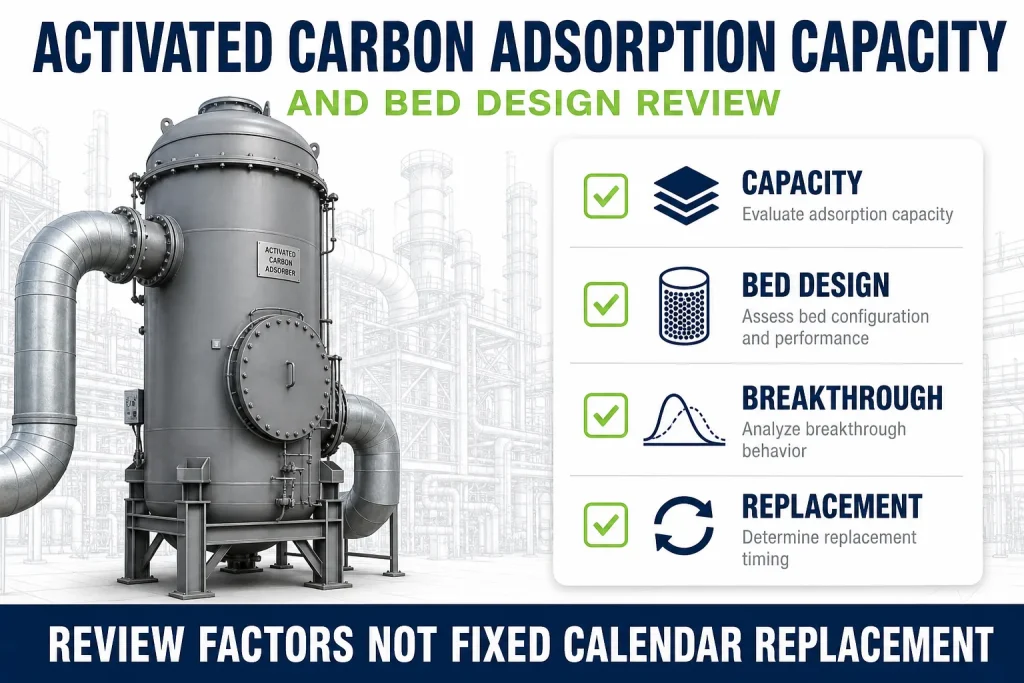 Activated Carbon Adsorption Capacity and Bed Design Review for Industrial VOC Exhaust