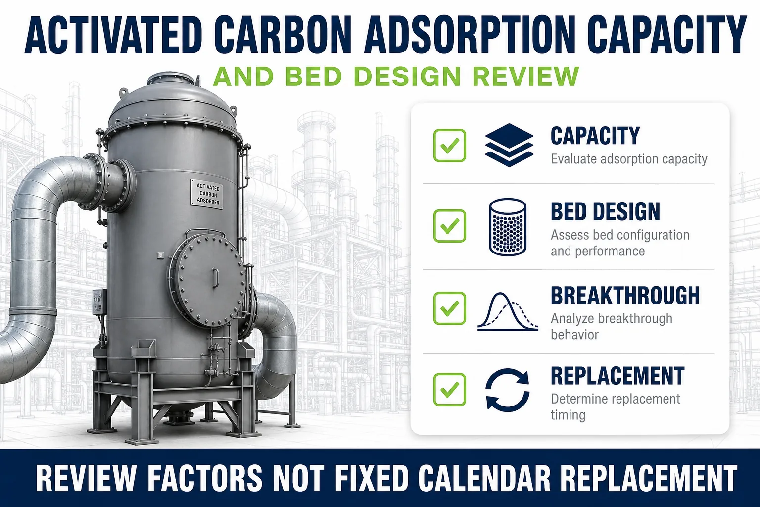 Activated Carbon Adsorption Capacity and Bed Design Review for Industrial VOC Exhaust