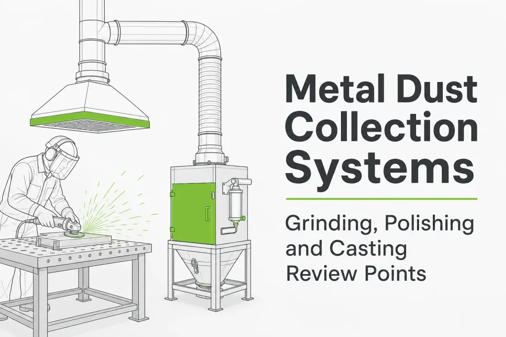 Metal Dust Collection Systems for Grinding, Polishing and Casting