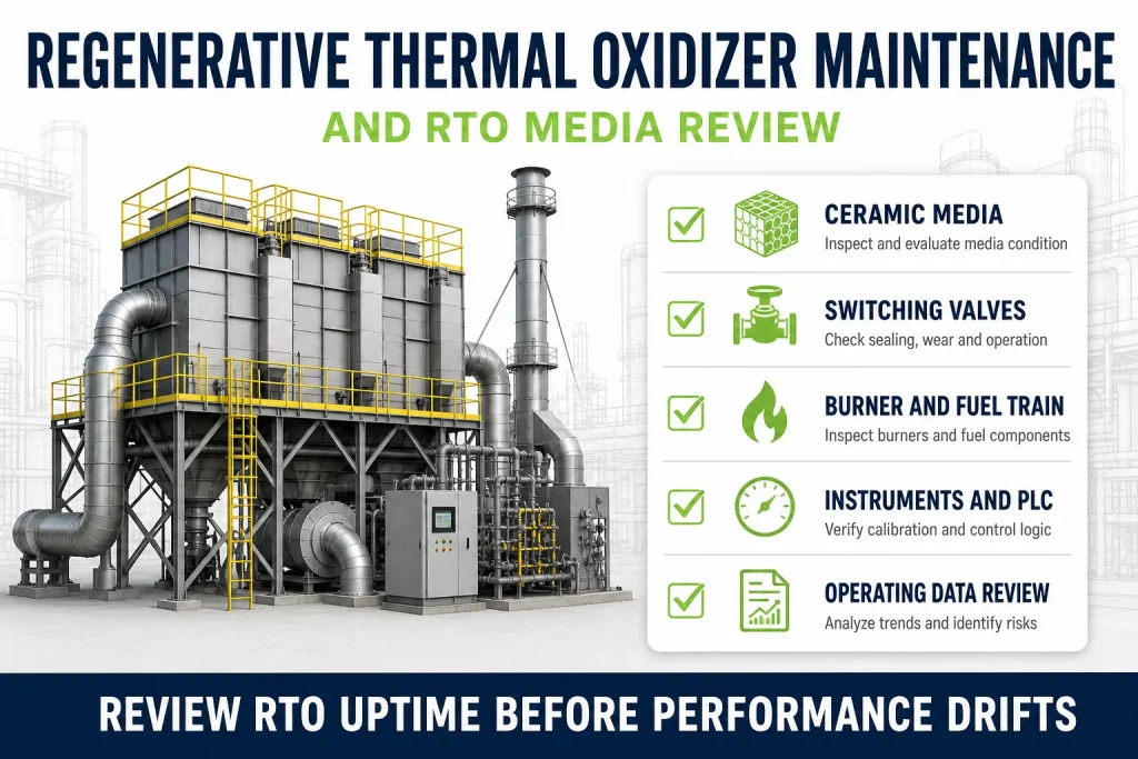 Regenerative Thermal Oxidizer Maintenance and RTO Media Review